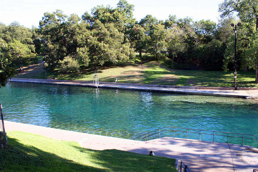 People love taking a dip in Barton Springs Pool, Austin