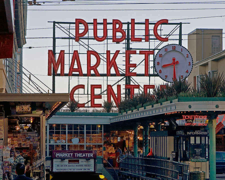 Pike Place Market is one of the oldest public markets in the United States