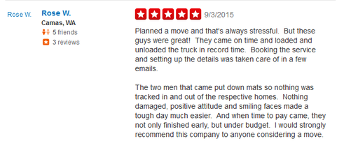 Portland Movers Company – Moving review