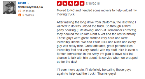 Rent a Vet Movers – Moving review