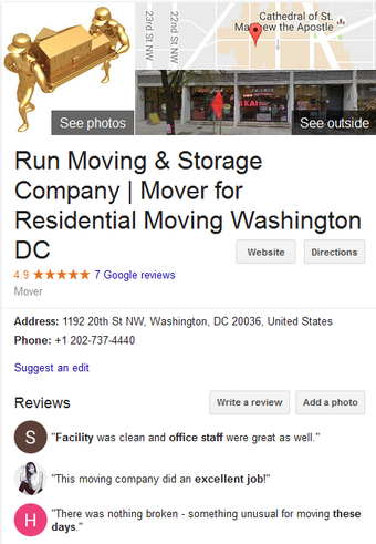 Run Moving and Storage – Location