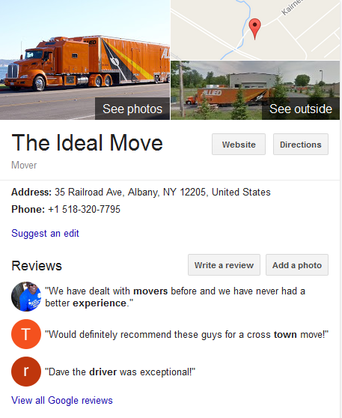 The Ideal Move – Location