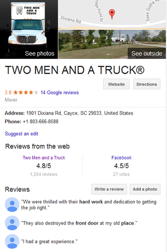 Two Men and a Truck – Location