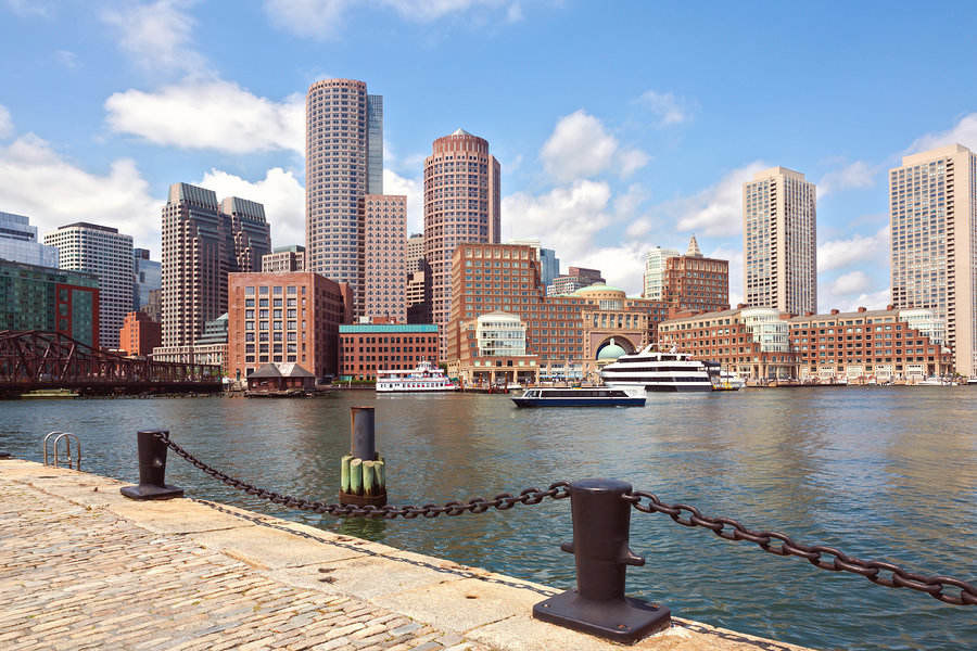 Move to Massachusetts- Skyline of downtown Boston, Massachusetts