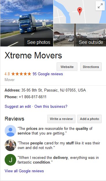 Xtreme Movers-Location