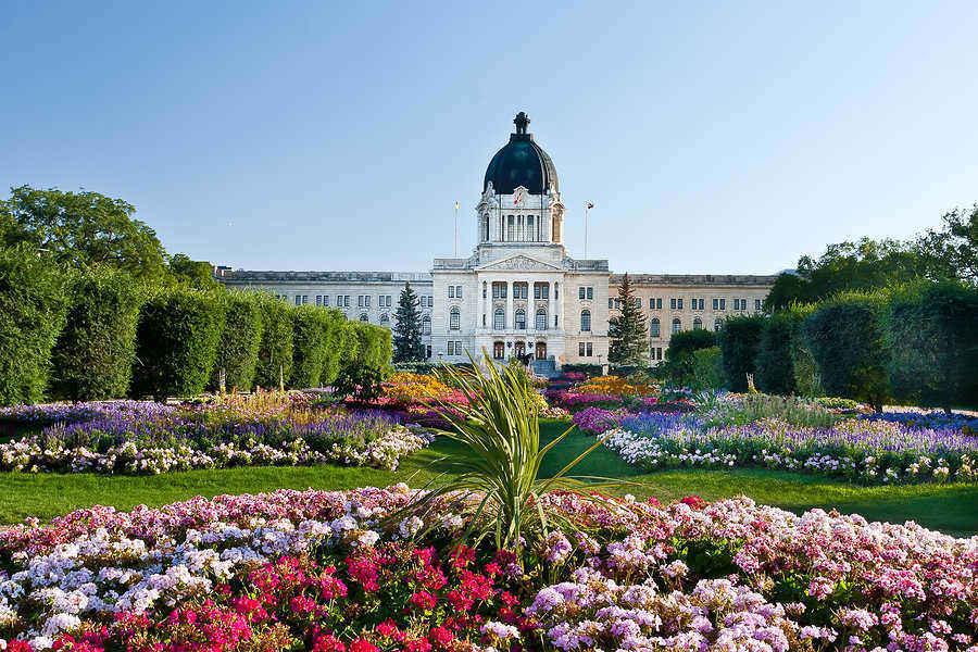 The Saskatchewan Legislative Assembly Building in Regina