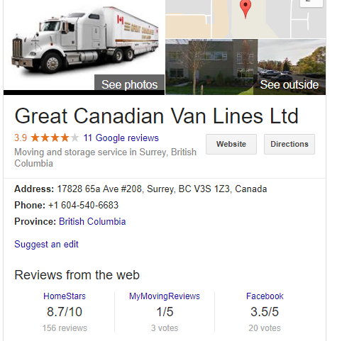 Great Canadian Van Lines